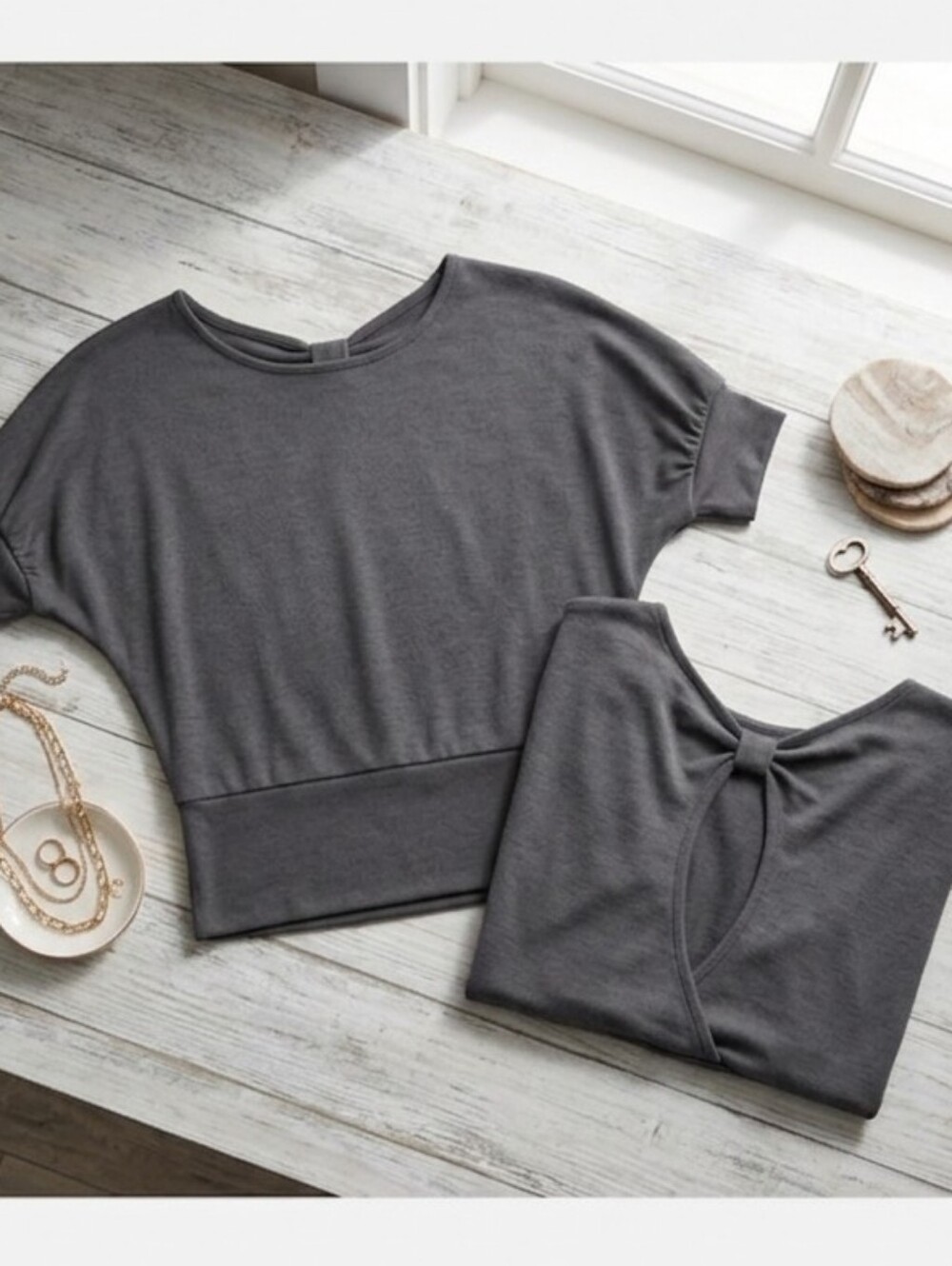 Pout Open Back Sweater